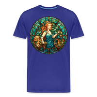 Thumbnail for Men's Mosaic Virgo Premium T-Shirt - royal blue