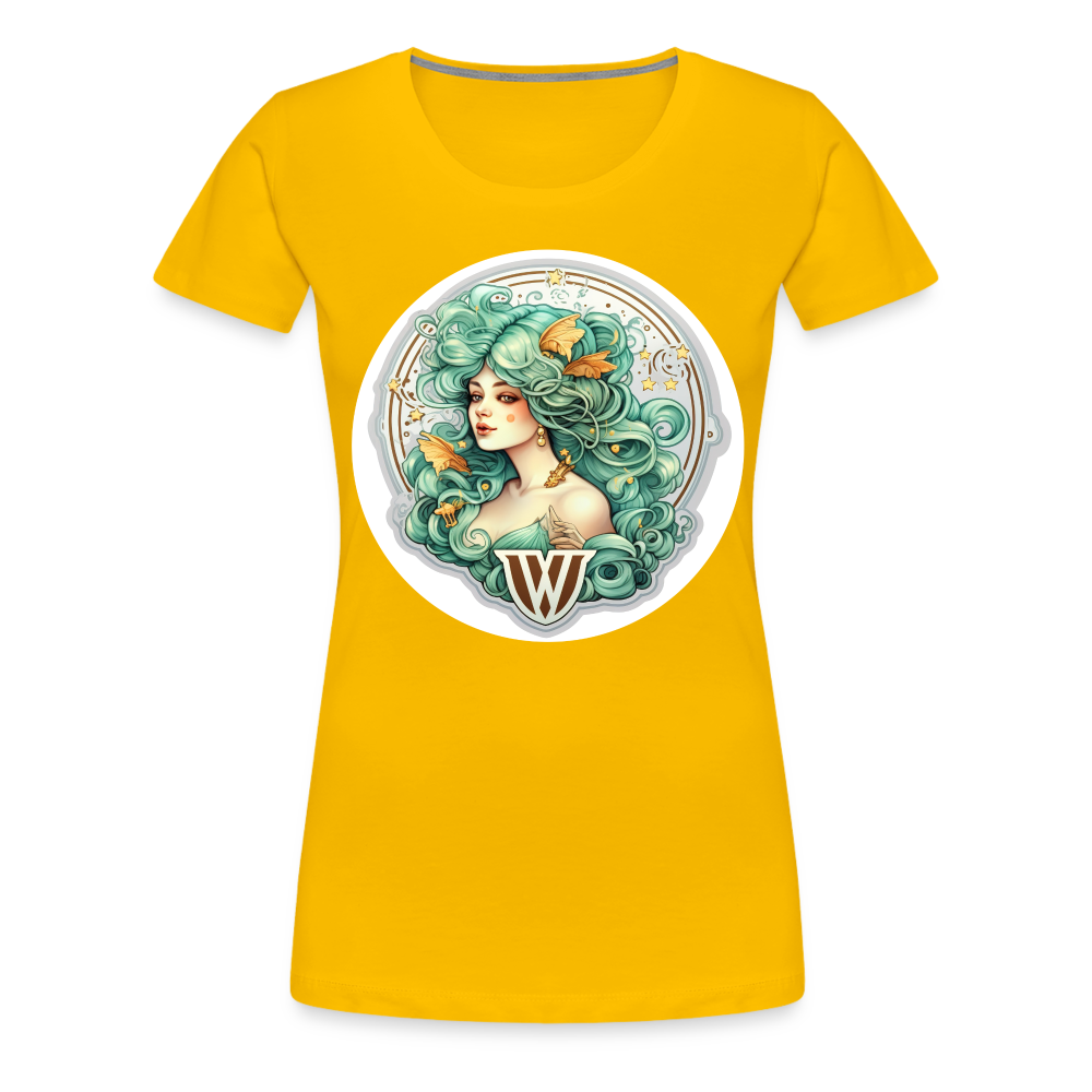 Women’s Symbol Virgo Premium T-Shirt - sun yellow