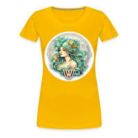 Thumbnail for Women’s Symbol Virgo Premium T-Shirt - sun yellow