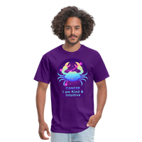 Thumbnail for Men's Neon Cancer Classic T-Shirt - purple