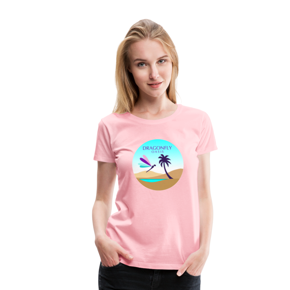 Women's Dragonfly Oasis V.2 Premium T-Shirt - pink