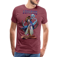 Thumbnail for Men's Astral Aquarius Premium T-Shirt - heather burgundy