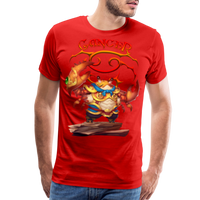 Thumbnail for Men's Astral Cancer Premium T-Shirt - red