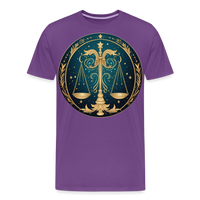 Thumbnail for Men's Mystic Libra Premium T-Shirt - purple