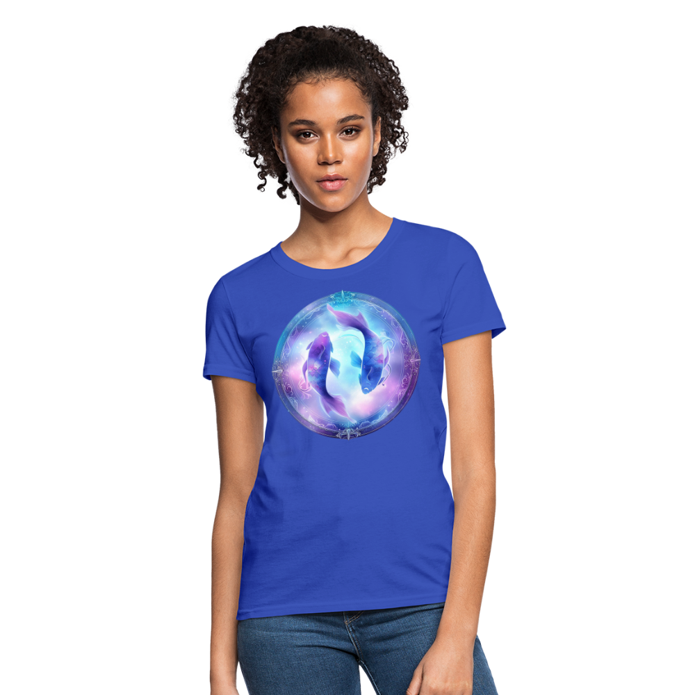 Women's Classic Pisces T-Shirt - royal blue