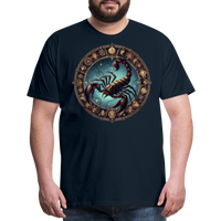 Thumbnail for Men's Mythical Scorpio Premium T-Shirt - deep navy