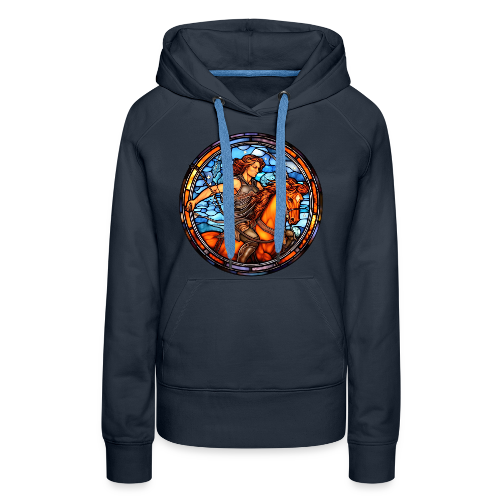 Women’s Mosaic Sagittarius Premium Hoodie - navy