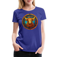 Thumbnail for Women’s Mosaic Taurus Premium T-Shirt - royal blue