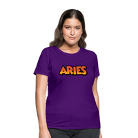 Thumbnail for Women's Aries New Design T-Shirt - purple