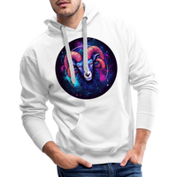 Thumbnail for Men’s Magic Aries Premium Hoodie - white