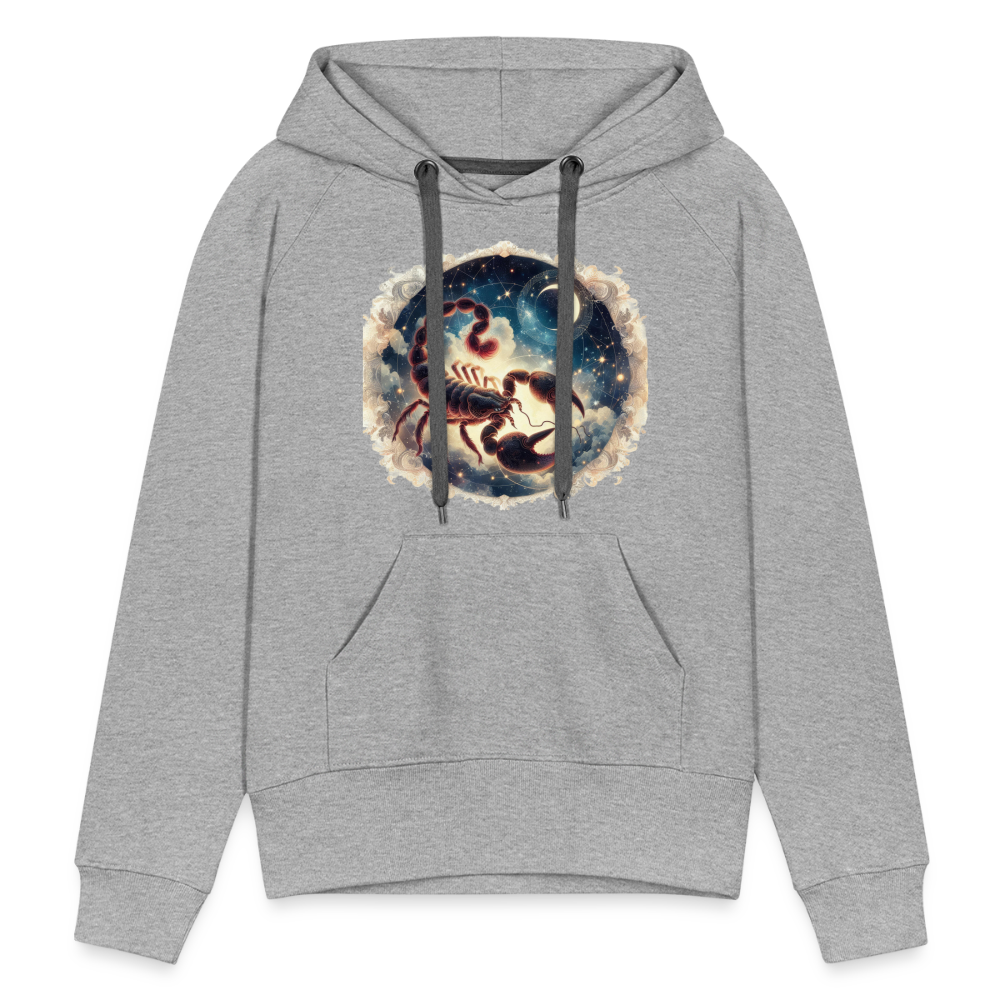 Women’s Mythical Scorpio Premium Hoodie - heather grey