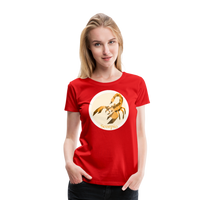 Thumbnail for Women’s Mosaic Scorpio Premium T-Shirt - red