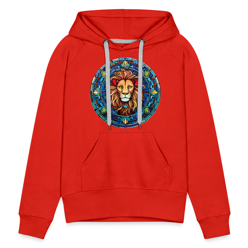 Women’s Mosaic Leo Premium Hoodie - red