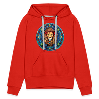 Thumbnail for Women’s Mosaic Leo Premium Hoodie - red