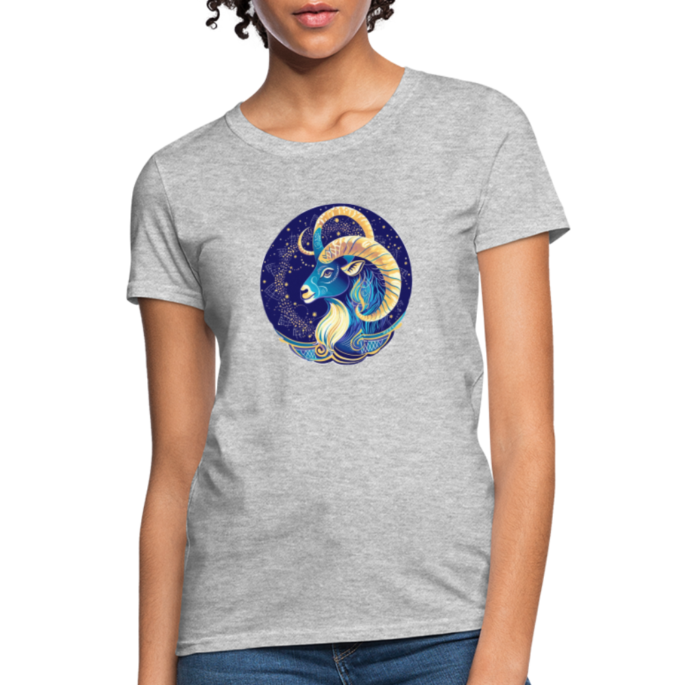 Women's Mythical Capricorn T-Shirt - heather gray