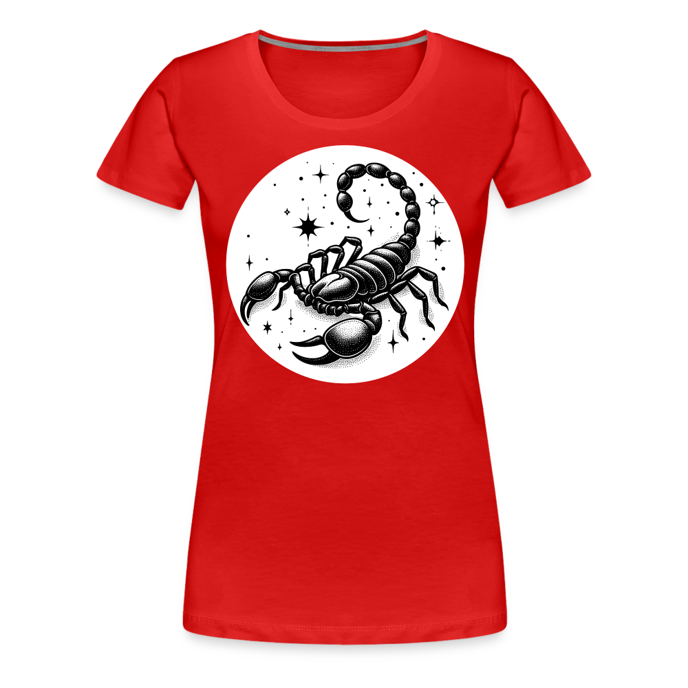 Women’s Magic Scorpio Premium T-Shirt - red