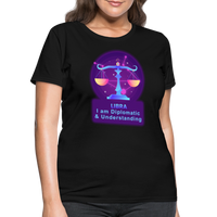 Thumbnail for Women's Neon Libra T-Shirt - black