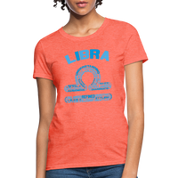 Thumbnail for Women's Power Words Libra T-Shirt - heather coral