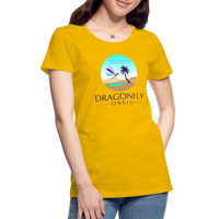 Thumbnail for Women's Dragonfly Oasis V.1 Premium T-Shirt - sun yellow