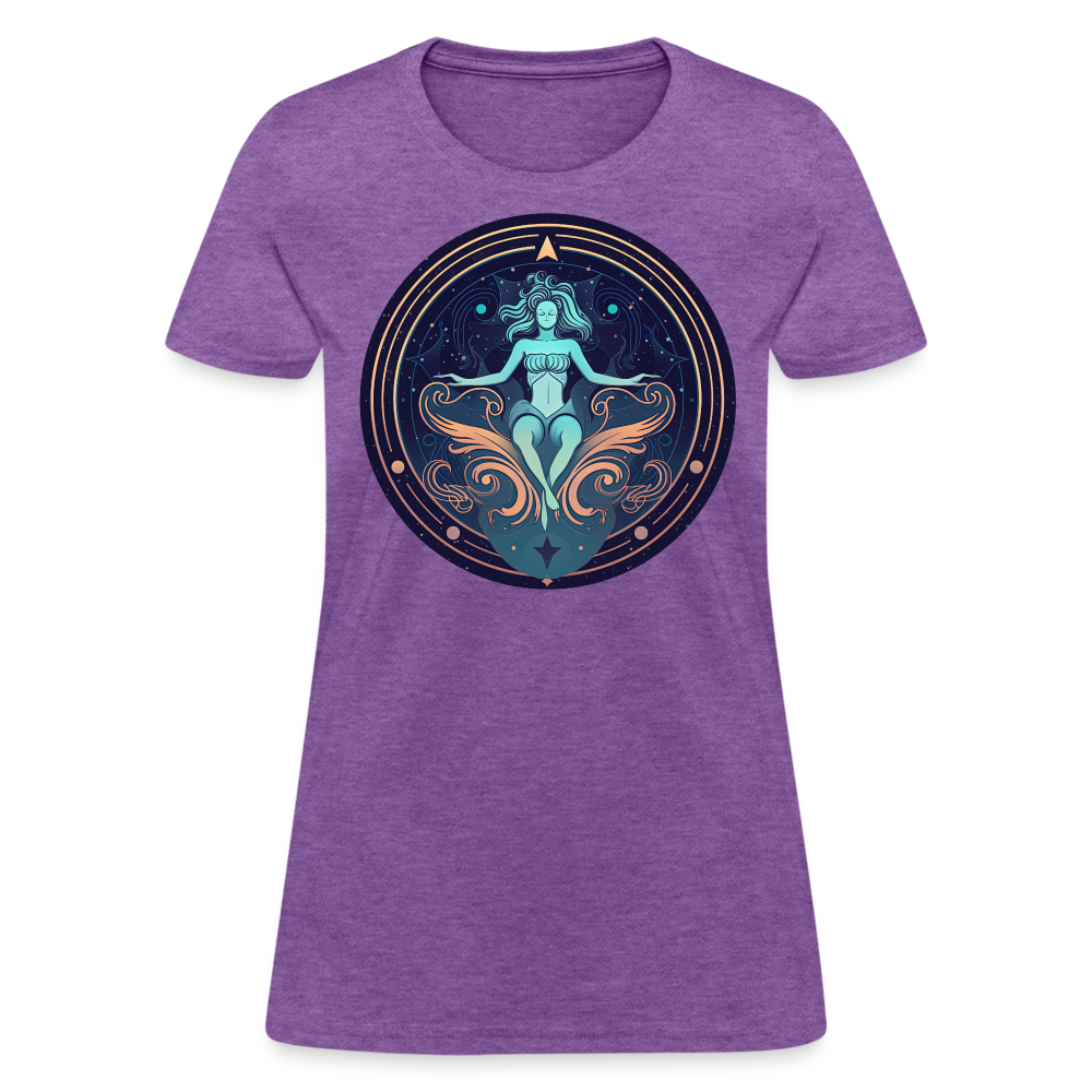 Women's Mystic Aquarius T-Shirt - purple heather