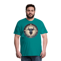 Thumbnail for Men's Mythical Taurus Premium T-Shirt - teal