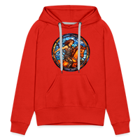 Thumbnail for Women’s Mosaic Sagittarius Premium Hoodie - red