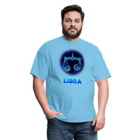 Thumbnail for Men's Stellar Libra Classic T-Shirt - aquatic blue