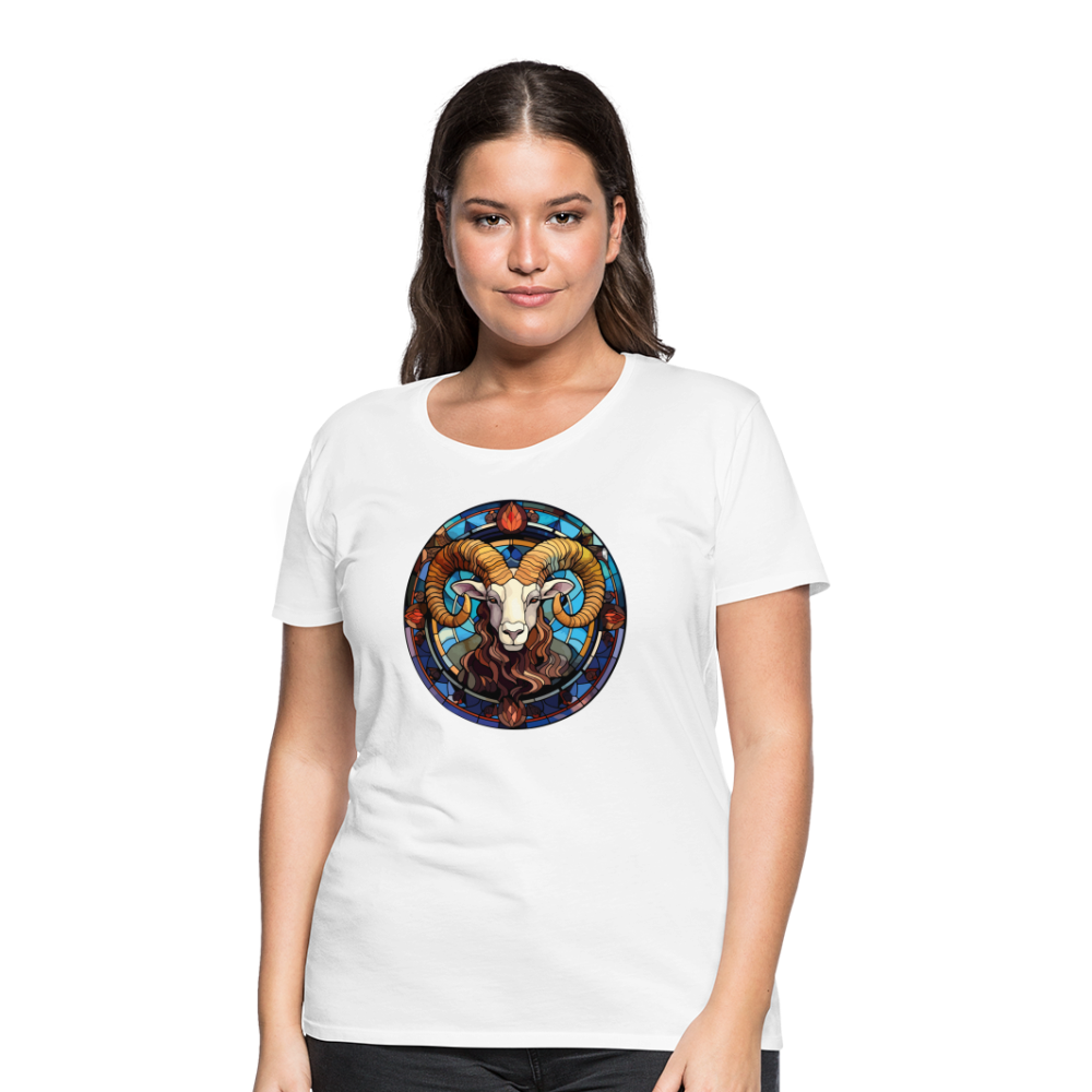 Women’s Mosaic Aries Premium T-Shirt - white