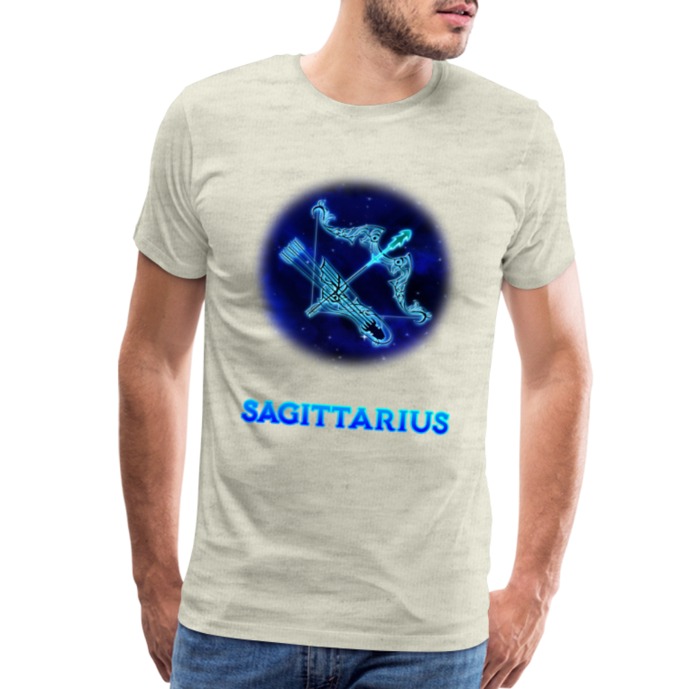 Men's Sagittarius Premium T-Shirt - heather oatmeal