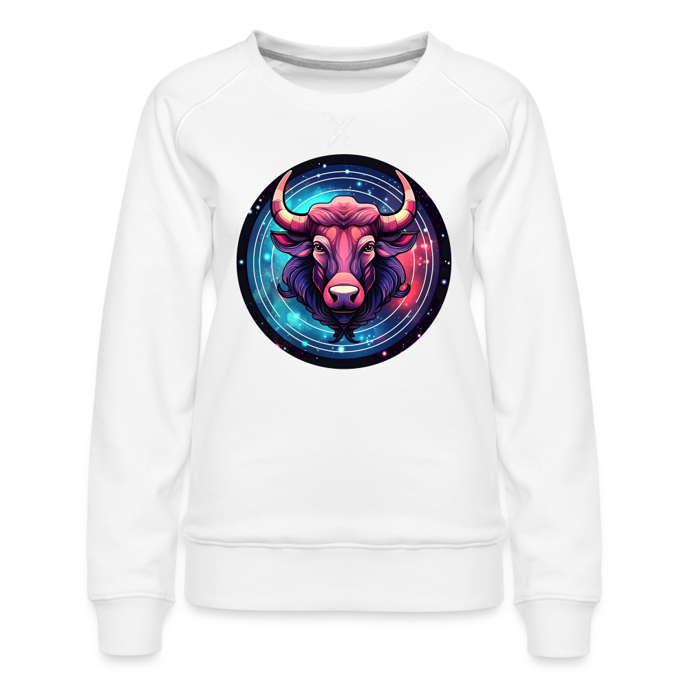 Women’s Mystic Taurus Premium Sweatshirt - white