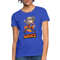 Thumbnail for Women's Playful Aries T-Shirt - royal blue