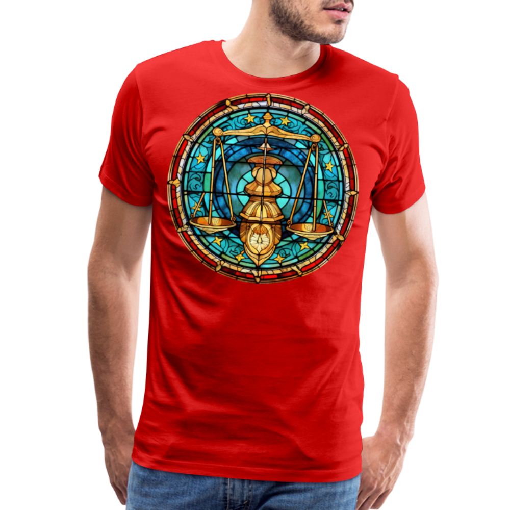 Men's Mosaic Libra Premium T-Shirt - red