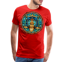 Thumbnail for Men's Mosaic Libra Premium T-Shirt - red