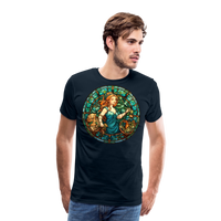 Thumbnail for Men's Mosaic Virgo Premium T-Shirt - deep navy