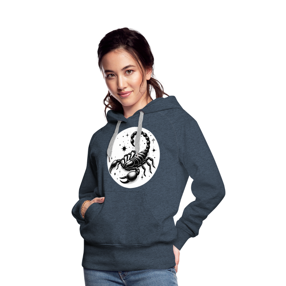 Women’s Magic Scorpio Premium Hoodie - heather denim