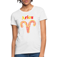 Thumbnail for Women's Power Words Aries T-Shirt - white