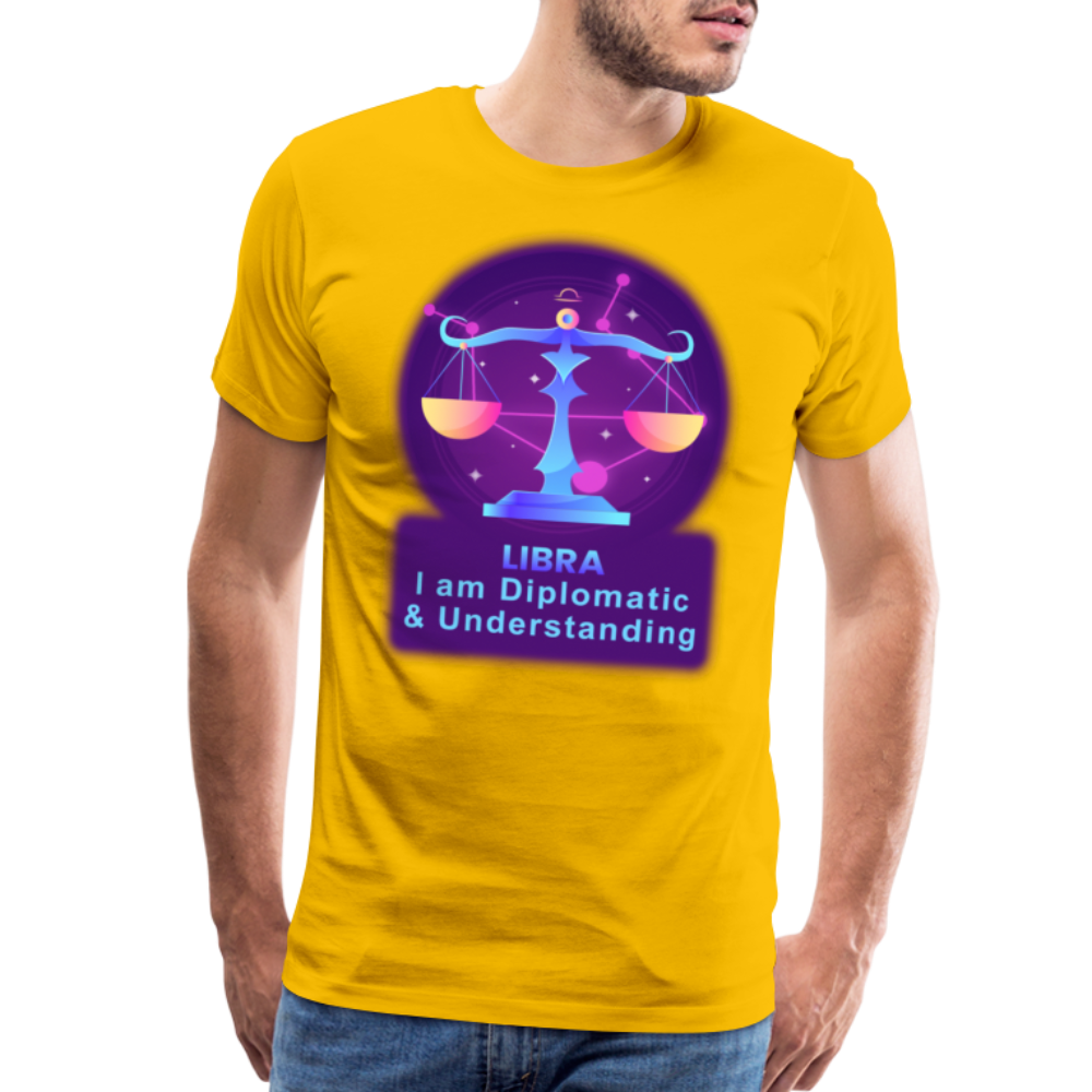 Men's Neon Libra Premium T-Shirt - sun yellow