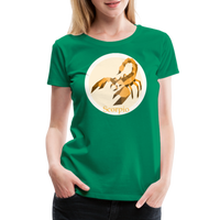 Thumbnail for Women’s Mosaic Scorpio Premium T-Shirt - kelly green