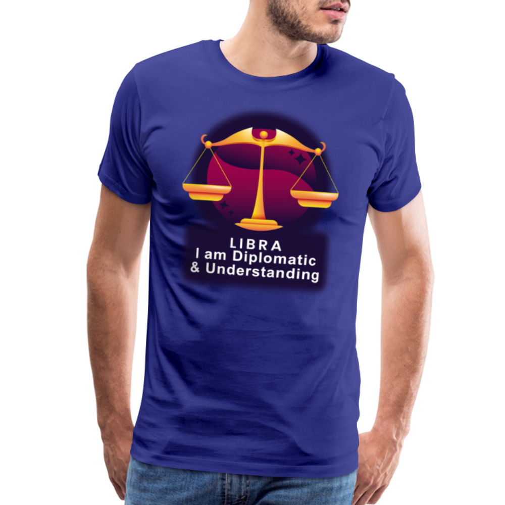 Men's Glow Libra Premium T-Shirt - royal blue