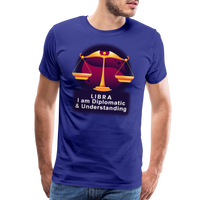 Thumbnail for Men's Glow Libra Premium T-Shirt - royal blue