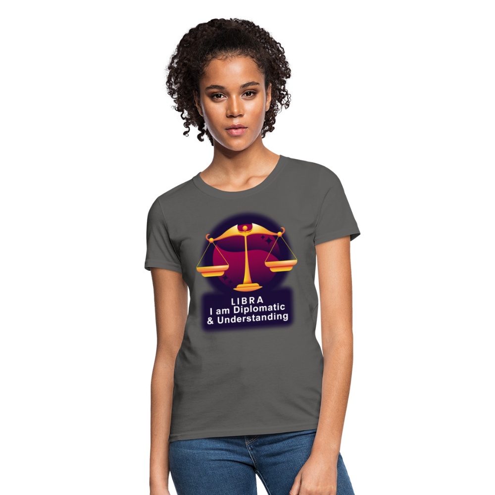 Women's Glow Libra T-Shirt - charcoal