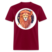 Thumbnail for Men's Symbol Leo Classic T-Shirt - burgundy