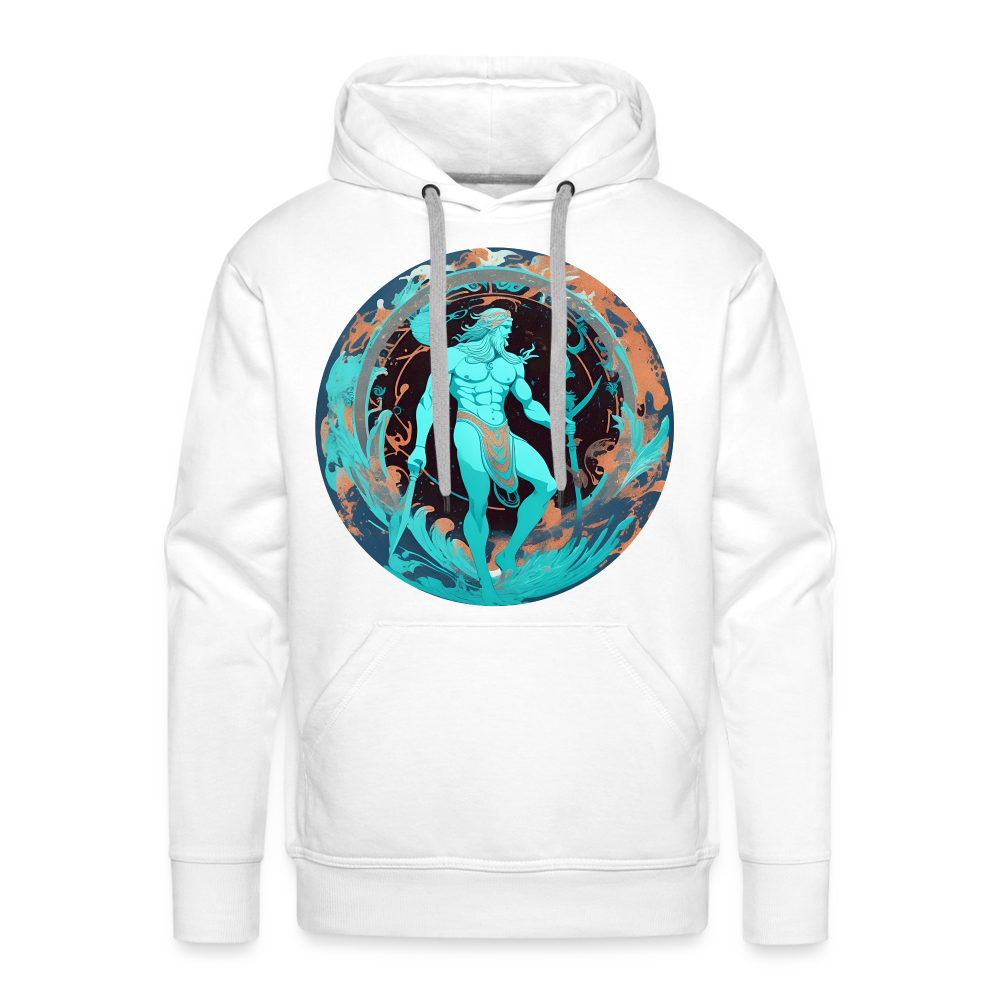 Men’s Mythical Aquarius Premium Hoodie - white