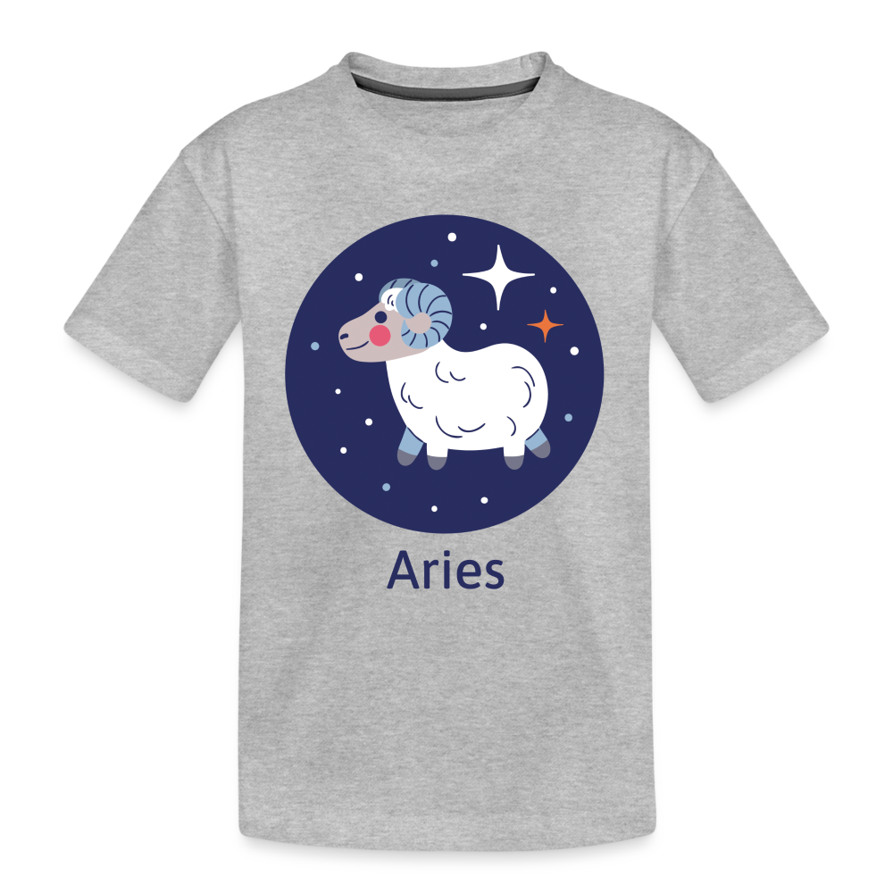 Kid’s Bluey Aries Premium Organic T-Shirt - heather gray