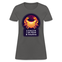 Thumbnail for Women's Glow Cancer T-Shirt - charcoal