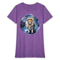 Thumbnail for Women's Mythical Leo T-Shirt - purple heather