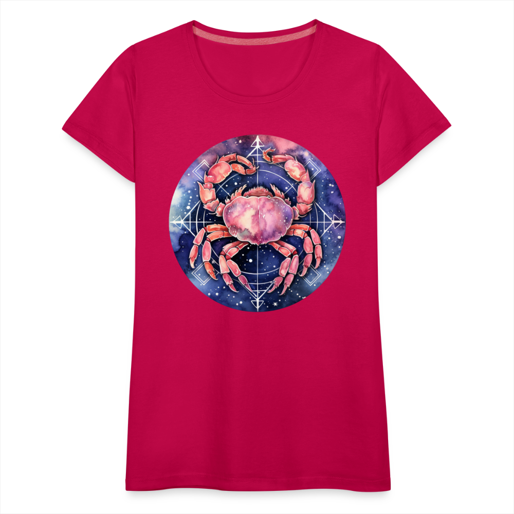 Women’s Mythical Cancer Premium T-Shirt - dark pink