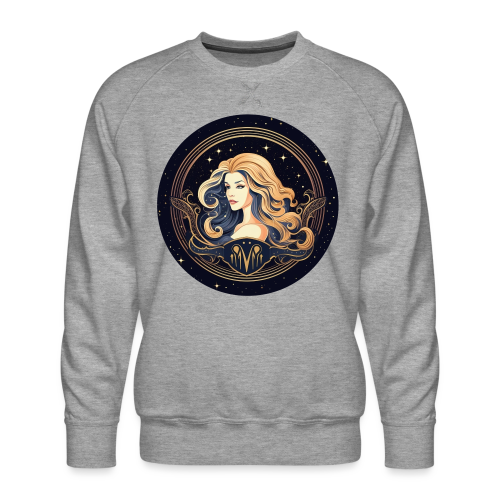 Men’s Mystic Virgo Premium Sweatshirt - heather grey