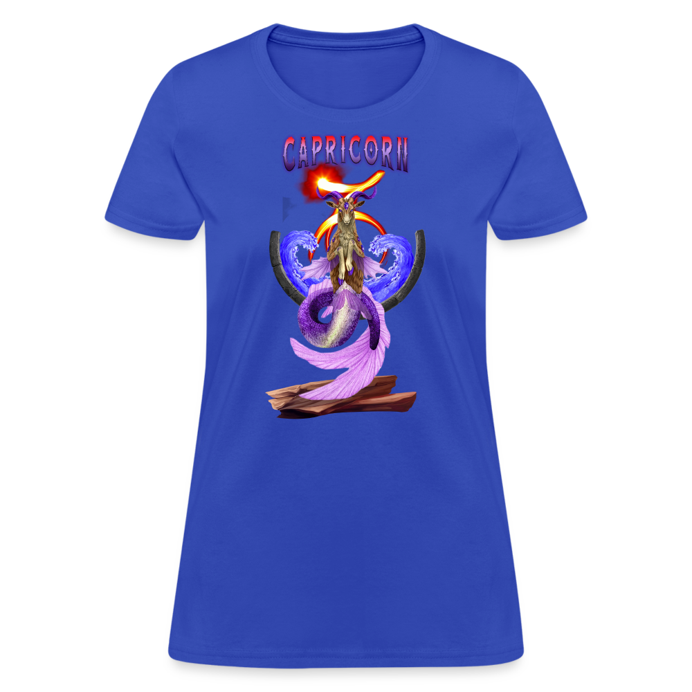 Astral Capricorn Women's T-Shirt - royal blue