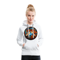 Thumbnail for Women’s Mosaic Gemini Premium Hoodie - white